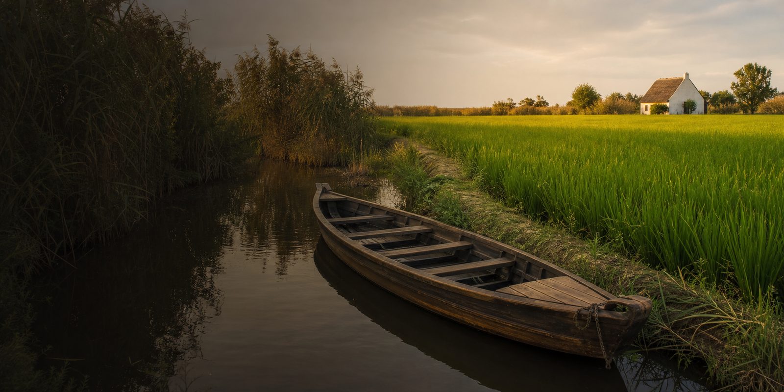 Arrozales tradicionales de l'Albufera de Valencia